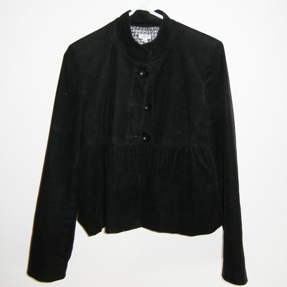 CHACE | Corduroy | Black | Jacket | Size 8